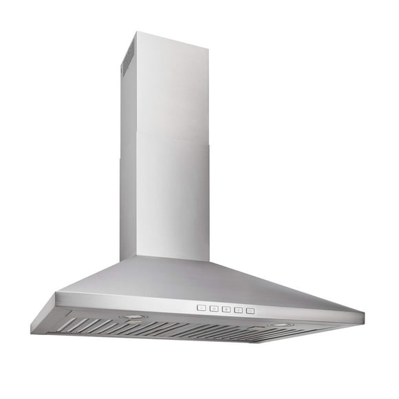 Campana extractora Broan-nuTone BWP2304SS para montaje en pared, acero inoxidable de 30 pulgadas