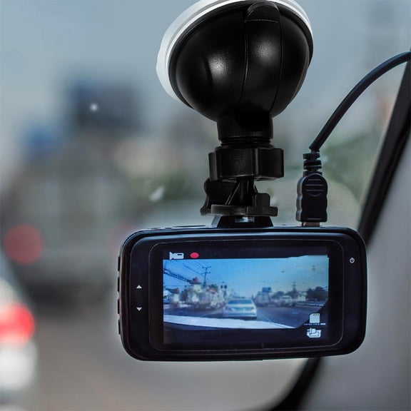 HEMOTON 3pcs Car Dash Cam Mount with 1 4 Head Strong Suction Cup Single Buckle for Secure Adjustable Dashboard Recording