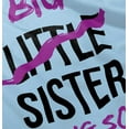 thumbnail image 4 of Big Sis Little Sister Coming Soon Youth T Shirt Tee Girls Infant Toddler Brisco Brands 24M, 4 of 5
