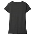 thumbnail image 6 of Yellow Rooster Women's Short Sleeve V-Neck Re-T-Shirts Charcoal Heather 4XL, 6 of 6
