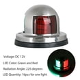 thumbnail image 4 of 2 in 1 12V LED Bow Navigation Light Marine Boat Yacht Pontoon Stainless Steel, 4 of 6