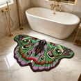thumbnail image 5 of AuroraX Purple Bathroom Rugs Non Slip Absorbent,Washable Quick Drying Butterflies Single Small Shower Rugs for Bathroom Shower Mats for Inside Shower, 5 of 6
