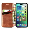 thumbnail image 5 of for Samsung Galaxy A51 4G Wallet Case, Men's Retro Premium Business PU Leather Classic Magnetic Closure Flip Case with Card Holder [RFID Blocking] Folio Kickstand Shockproof Phone Cover,Brown, 5 of 8