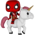 thumbnail image 1 of Funko Pop! Marvel Collectores Crops - Deadpool On Unicorn - Pop! Rides 36, 1 of 5