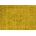 thumbnail image 1 of Ahgly Company Machine Washable Indoor Rectangle Oriental Yellow Industrial Area Rugs, 5' x 8', 1 of 4