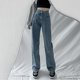 thumbnail image 1 of ZOENOVA Jeans Mujer Pantalones de pierna ancha Mom Femme Black Blue Jeans cintura alta Mujer Pantalones 2023 ropa Pantalones Spodnie Damskie Tan Jianjun unisex, 1 of 2