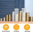 thumbnail image 3 of LOLIPPYY 6pcs Coins Holder for Packaging Transparent Plastic Coin Tubes Damage Prevention Outdoor Activities, 3 of 8