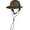 Brown, variant on Surf Bucket Hat Summer UV Protection Safari Cap with Flap Fishing Hat with Adjustable Chin Strap