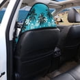 thumbnail image 5 of Binienty Tropical Palm Monstera Removable Car Sweat Towel Front Seat Cover After Beach Gym Yoga Quick Dry Washable Car Seat Protector for SUV Van Cars, 5 of 8