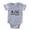 Heather Grey, variant on CafePress - Choo Choo 1St Birthday - Cute Infant Baby Football Bodysuit
