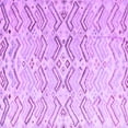 thumbnail image 1 of Ahgly Company Indoor Square Solid Purple Modern Area Rugs, 5' Square, 1 of 4