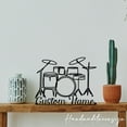 thumbnail image 5 of Handmadetneonsign Custom Drummer Metal Desk, Drummer Metal Table Sign, Drummer Player Name Metal 66031, 5 of 5