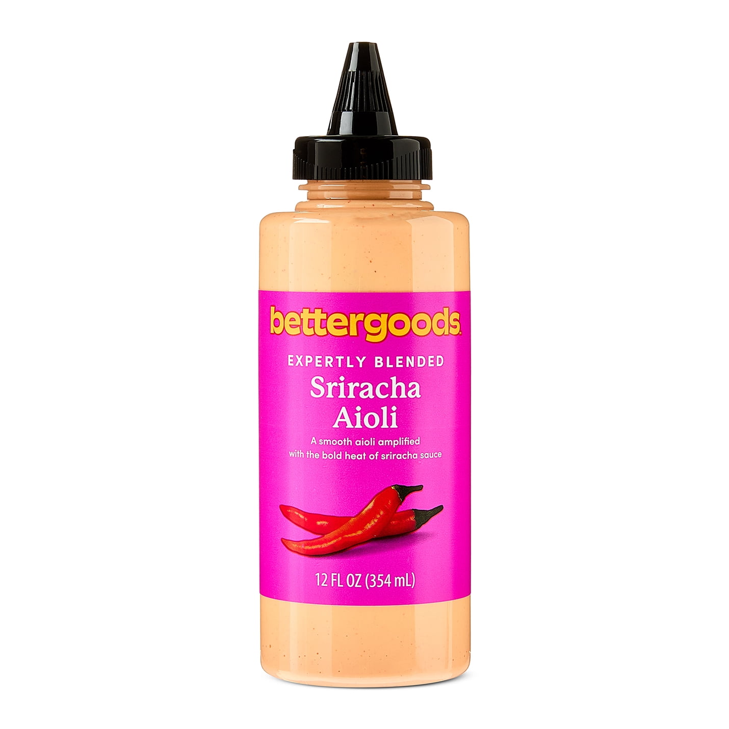 (2 pack) bettergoods Expertly Blended Sriracha Aioli, 12 fl oz Bottle