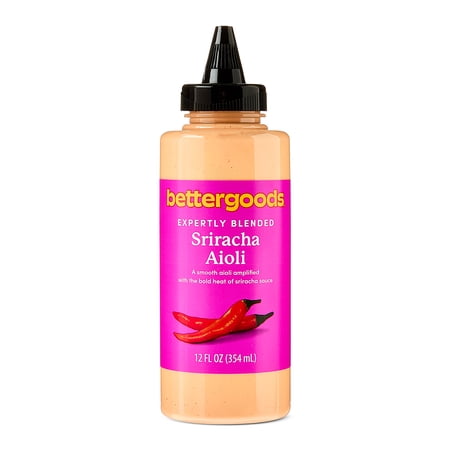 bettergoods Expertly Blended Sriracha Aioli, 12 fl oz Bottle