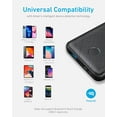 thumbnail image 5 of Anker Power Bank(PowerCore 10K), Compact Travel-Ready 10,000mAh Battery Pack with PowerIQ Charging Technology, 5V/3A High-Speed Charging (USB-C Input and Output(Black), 1pack, 5 of 5