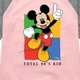 thumbnail image 3 of Disney - Total 90s Kid - Toddler & Youth Girls Raglan Graphic T-Shirt, 3 of 5