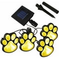 thumbnail image 5 of 4 solar dog animal paw print Lights garden statue lantern LED path 3" light lamp, 5 of 7