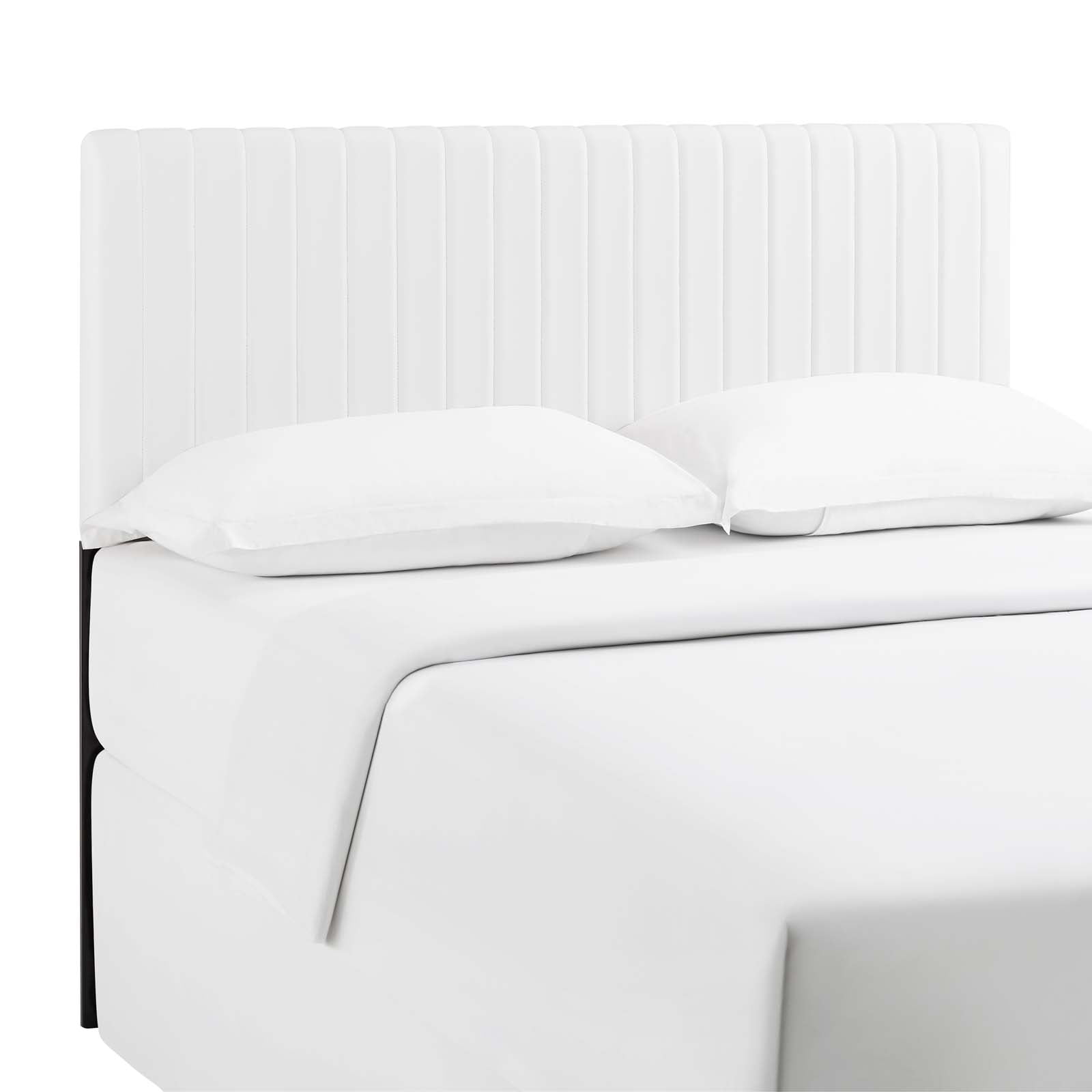 Modway Keira Faux Leather King/California King Headboard in White by Modway