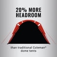 thumbnail image 3 of Coleman 2-Person Skydome Camping Tent, Evergreen, 3 of 9