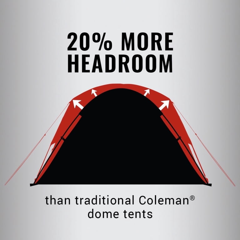 Coleman Skydome Backpacking Tent | Quick Setup, 2 Person Camping