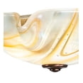thumbnail image 5 of Meyda Tiffany 205072 Atelier 16" Wide Led Semi-Flush Bowl Ceiling Fixture - MultiColor, 5 of 5
