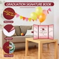 thumbnail image 6 of Holloyiver 2024 Graduation Guest Book, Red Class of 2024 Graduation Party Decor, Graduation Signature Book for 2024 College High School, Distinctive Graduation Gifts for Friends Classmates, 6 of 9