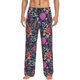thumbnail image 1 of Fotbe Floral Pantalones de Pijama para Hombre, Pantalones de Dormir, Pantalones de Casa con Cintura Ajustable y Bolsillos-XX-Large, 1 of 6