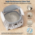 thumbnail image 7 of Automatic Self-Cleaning Cat Litter Box – Open Top, Smart App Control, Real-Time Health & Weight Tracking, Infrared Safety Detectors, Odor Isolation, Large Waste Bin, For Multiple or Large Cats, 7 of 7