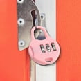 thumbnail image 6 of Baoblaze Travel Suitcase Lock Sturdy Aluminum Alloy Luggage Case Lock Combination Lock Light Pink, 6 of 8