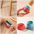 thumbnail image 3 of FOMIYES 8Pcs Chair Foot Cover Mats Easy Install Furniture Leg Pads for Dining Kitchen Chairs, 3 of 7