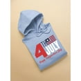 thumbnail image 3 of 4Th July Stripes Flag Hoodie Men -Image by Shutterstock, Male XX-Large, 3 of 4