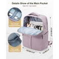 thumbnail image 3 of Mochila Suratio para portátil para mujeres y hombres con compartimento para portátil, 3 of 6