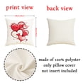 thumbnail image 3 of Taicans Valentine's Day Pillow Cover 18x18 Inches with Invisible Zipper,Washable Decorative Sofa Couch Pillowcase,Multiple Patterns for Home Decor Gift, 3 of 8