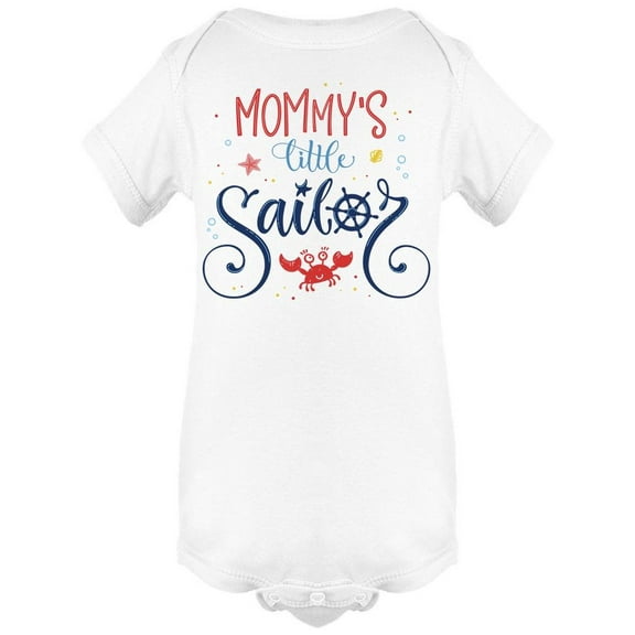 Mommy's Little Sailor Quote Bodysuit Infant -Image by Shutterstock Infant Bodysuit,  Newborn