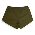 thumbnail image 4 of Women Casual Solid Summer Sports Shorts Workout Yoga Shorts Active Shorts Women Swim Trunks plus Size Swimsuit Fashion Bandeau Swim Suits Swimming Suit plus Yoga Shorts Suit for Women Swimming Suit, 4 of 5
