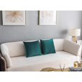 thumbnail image 3 of Set of 2 Comfortable Throw Pillow Cover for Bedding, Decorative Accent Cushion Sham Case for Couch Sofa, Soft Solid Velvet with Zipper Hidden - 18x18", 3 of 6
