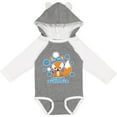 thumbnail image 3 of Inktastic My First Hanukkah with Fox and Snowflakes Boys or Girls Long Sleeve Baby Bodysuit, 3 of 5