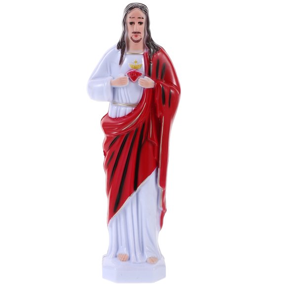 Holy Jesus Adornment Church Saint Jesus Statue Ornament Desktop Decoration