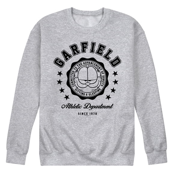 Garfield - Varsity Seal - Men's Crew Neck Fleece Pullover