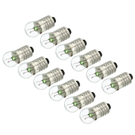 

Uxcell E10 Screw Base Miniature Bulbs DC 3.8V Warm Yellow Light Mini Lamps with Storage Box 30 Count