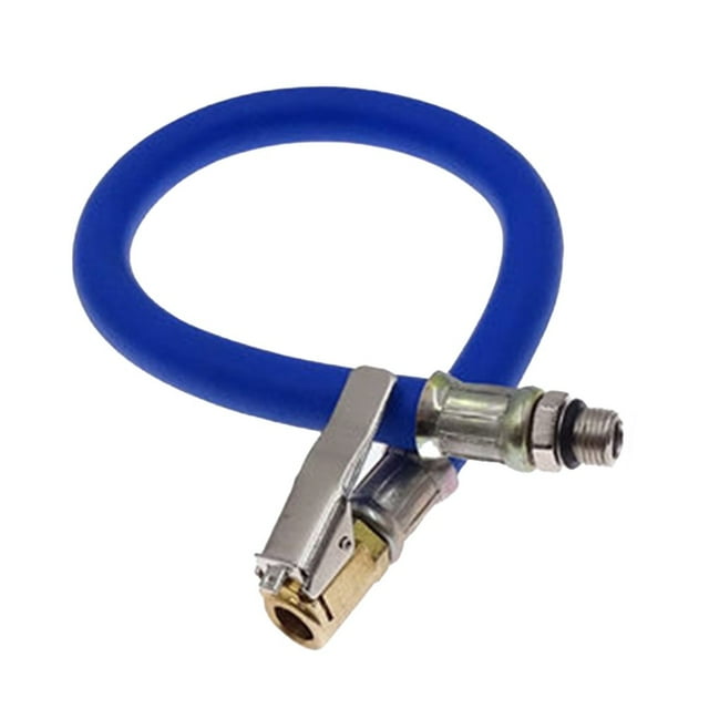 Air Tyre Inflator Pressure Car Auto Tire Hose Pump Gauge Hose Connector Flexible