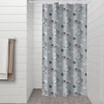 thumbnail image 2 of Gray Cartoon Unicorn Pattern Shower Curtain 36"x72" ,Bathroom Decorative Shower Curtains Set with 12 Hooks,Modern Waterproof Washable Shower Curtain, 2 of 6