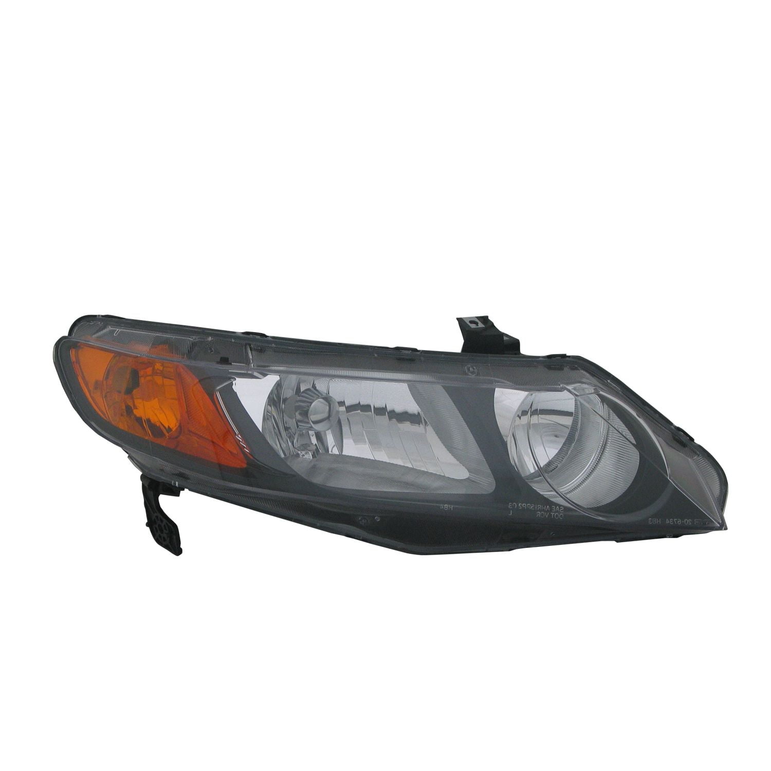 TYC 20-6734-01-9 Left Headlight Assembly for 2006-2008 Honda Civic  HO2502125 - Walmart.com
