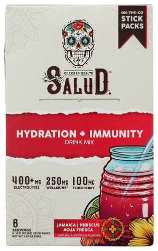 Taste Salud Water Enhancer Jamaican Hibiscus 1.27 fl oz (Pack of 12)