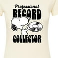 thumbnail image 3 of Peanuts - Snoopy Record Collector - Juniors Fitted Graphic T-Shirt, 3 of 6