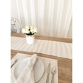 thumbnail image 4 of Summer Twist Beige Indoor Outdoor Table Runner, 4 of 11