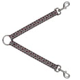 thumbnail image 1 of Buckle-Down Leash Splitter - Bullseye Stacked Black White Red - 1" Wide - 30" Length, 1 of 1