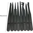 thumbnail image 2 of 8-Piece Antistatic Plastic Tweezers Set for Lab Work, Jewelry Making, Electronics Repair, 2 of 5