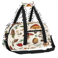 thumbnail image 2 of Herdesigns Colorful Mushrooms Flower Sports Duffle Bag for Women & Men, Gym Bag Dance Bag Overnight Bag Carry On Weekender Travel Bag, 2 of 7