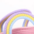 thumbnail image 3 of ADDHAT Portátil De Rosado Con Asa Arcoíris Estilo Bohemio Y Espacio Amplio, 3 of 5